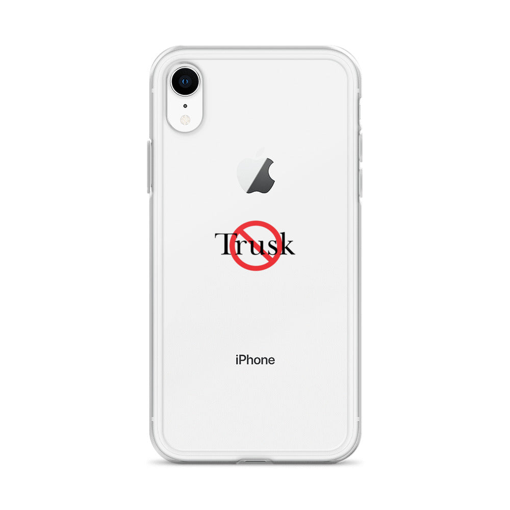 Clear Case for iPhone® TRUSK AND TRUTIN –bold  Anti-Billionaire Parody