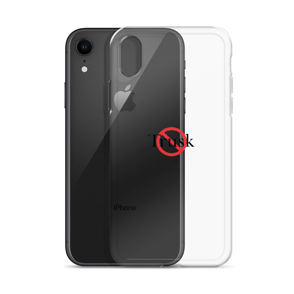 Clear Case for iPhone® TRUSK AND TRUTIN –bold  Anti-Billionaire Parody