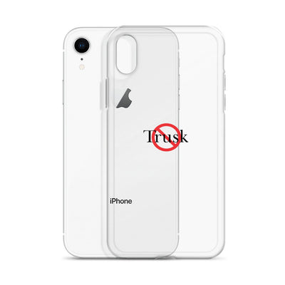 Clear Case for iPhone® TRUSK AND TRUTIN –bold  Anti-Billionaire Parody