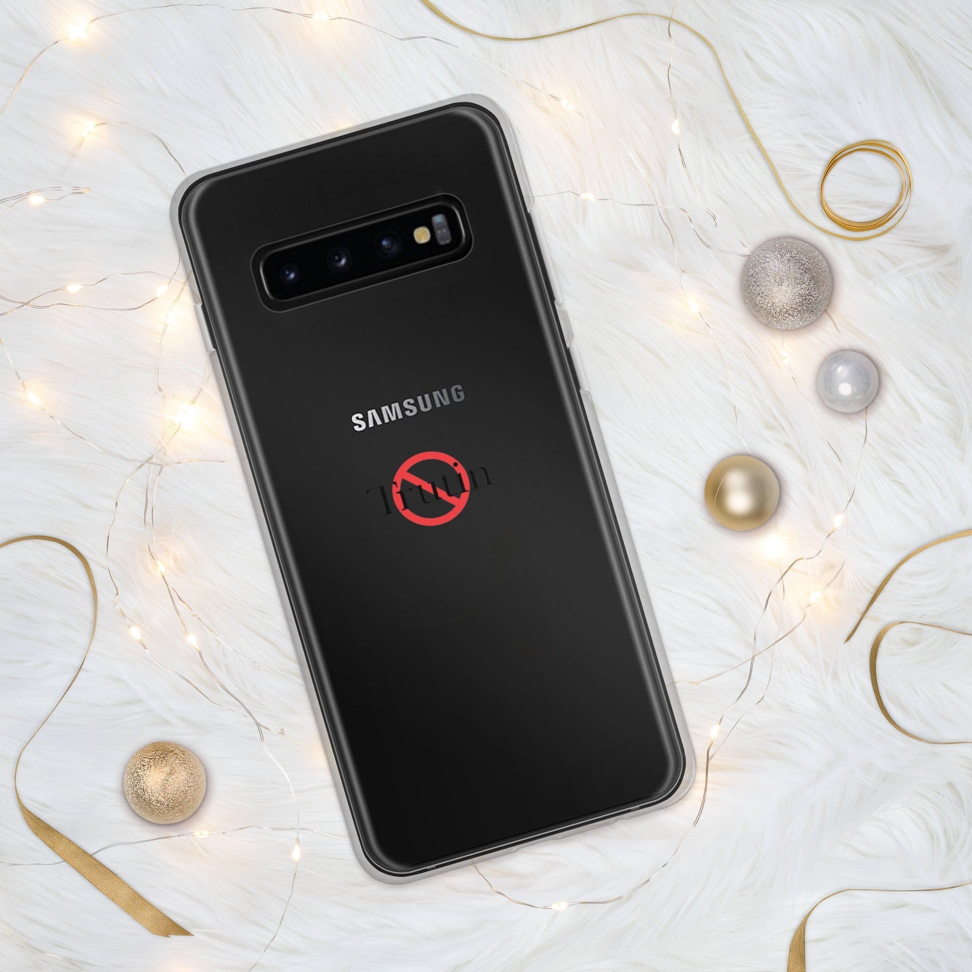 Clear Case for Samsung® – Anti-Billionaire Parody for Trusk & Trutin..