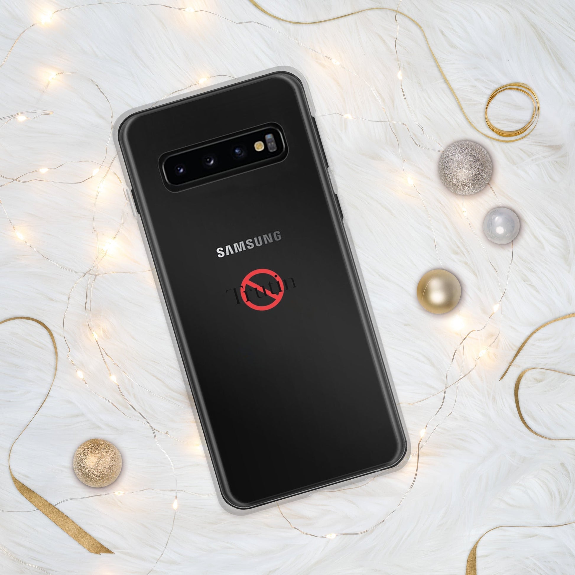 Clear Case for Samsung® – Anti-Billionaire Parody for Trusk & Trutin..