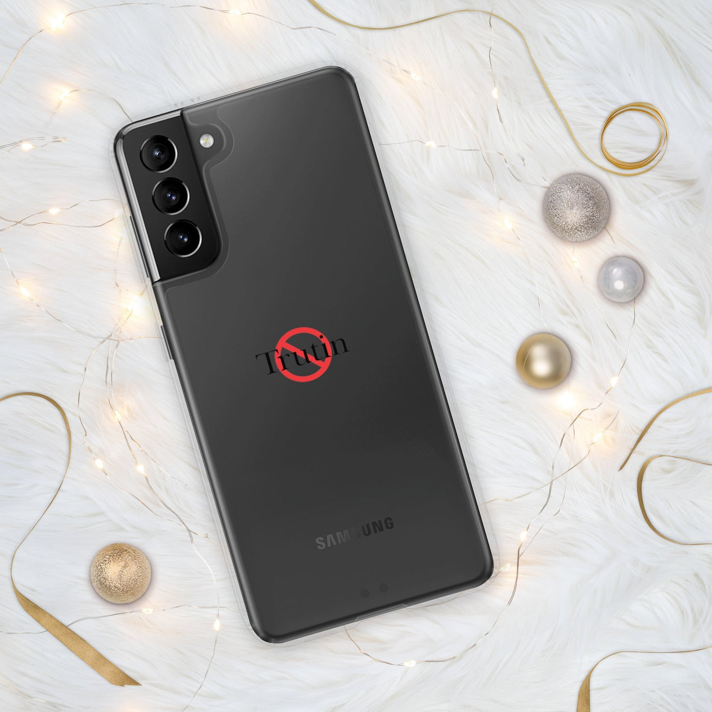 Clear Case for Samsung“ Trutin & Trusk phone case (multiple colors available) from Detour.Store”