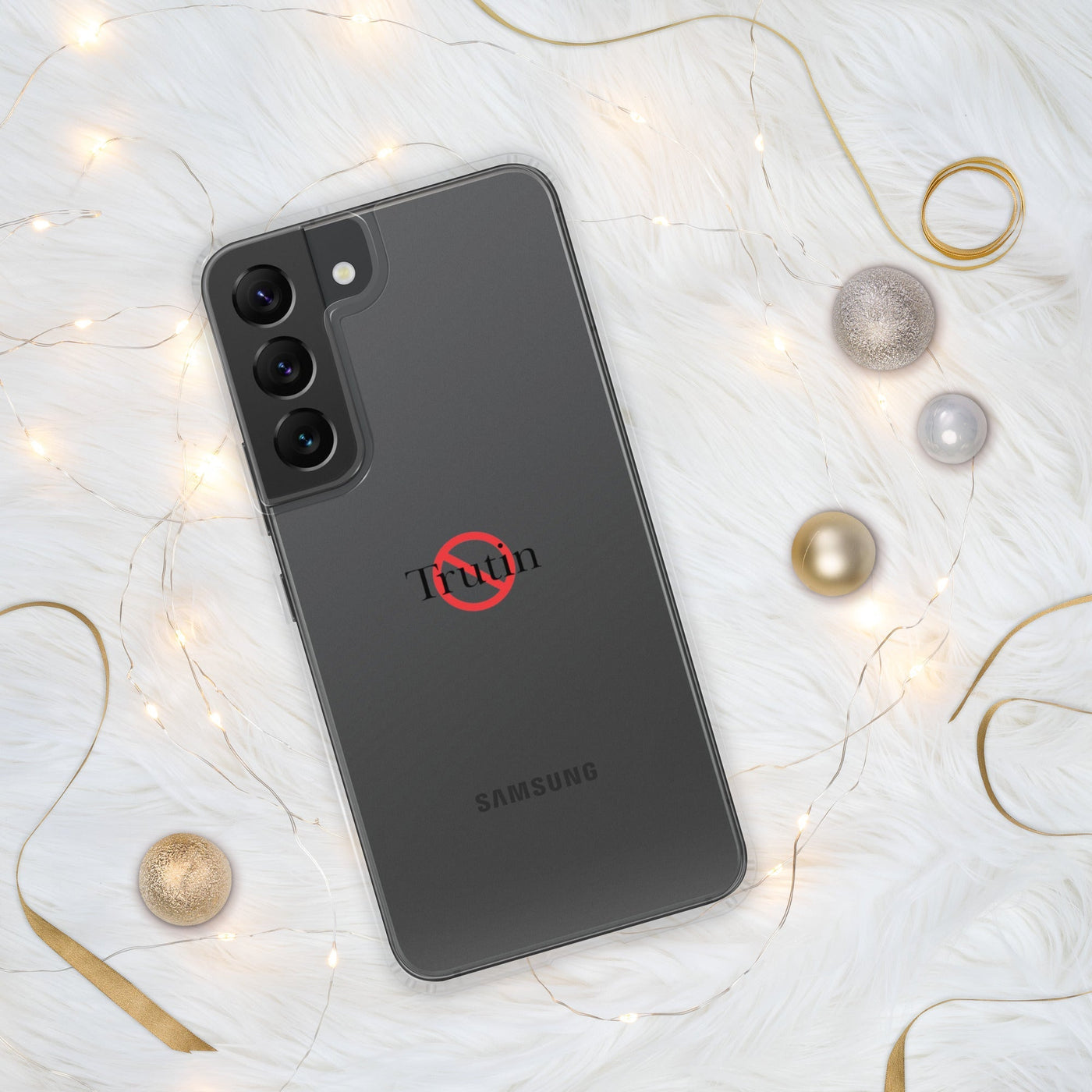 Clear Case for Samsung“ Trutin & Trusk phone case (multiple colors available) from Detour.Store”