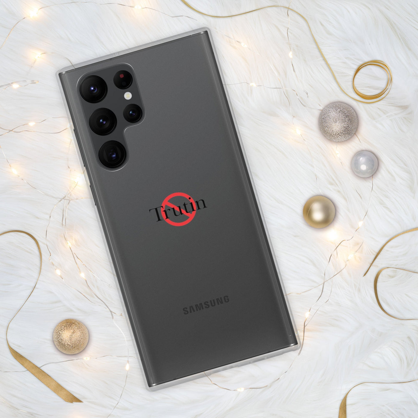 Clear Case for Samsung“ Trutin & Trusk phone case (multiple colors available) from Detour.Store”