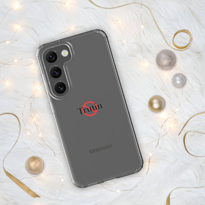 Clear Case for Samsung“ Trutin & Trusk phone case (multiple colors available) from Detour.Store”