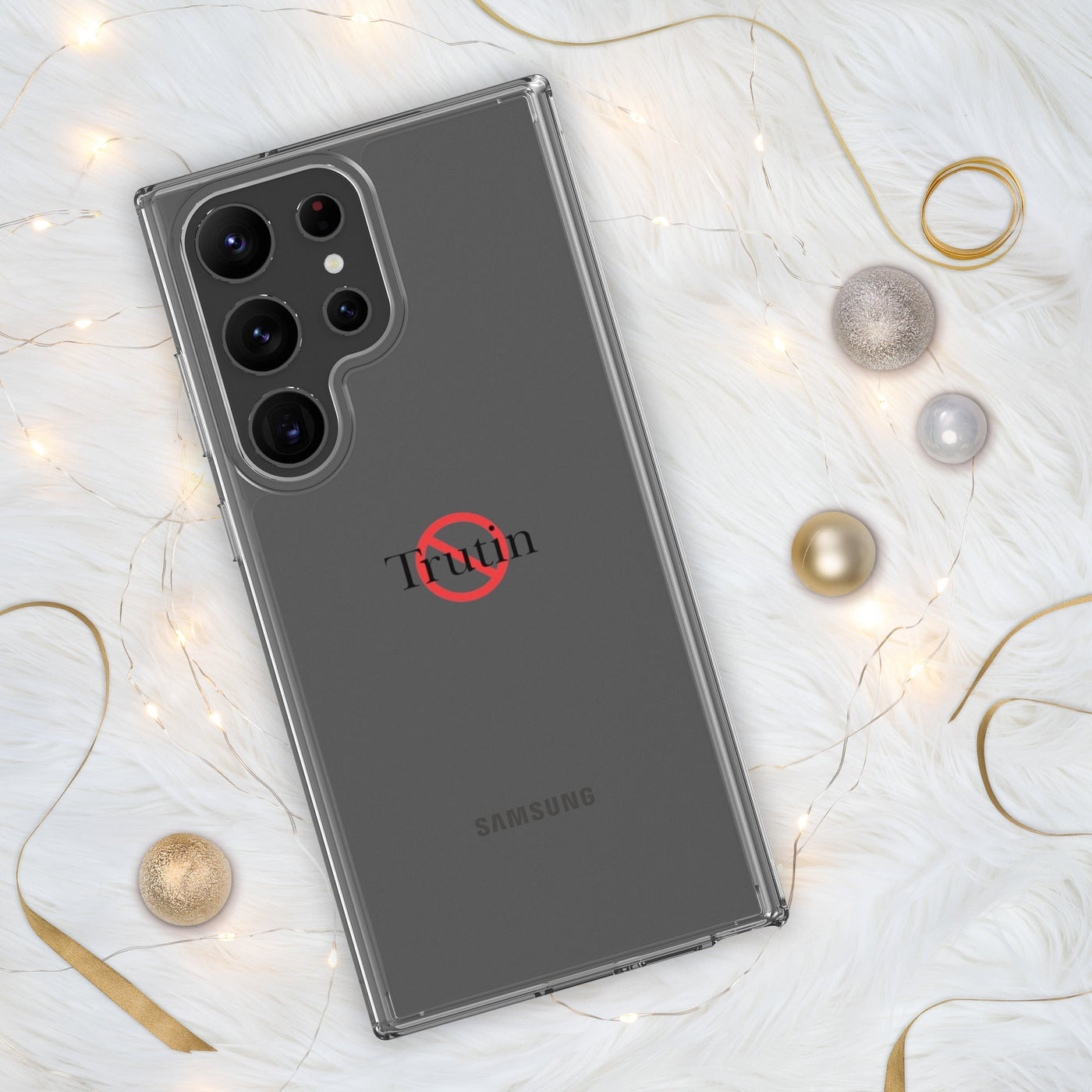 Clear Case for Samsung“ Trutin & Trusk phone case (multiple colors available) from Detour.Store”