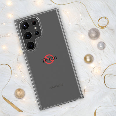 Clear Case for Samsung“ Trutin & Trusk phone case (multiple colors available) from Detour.Store”