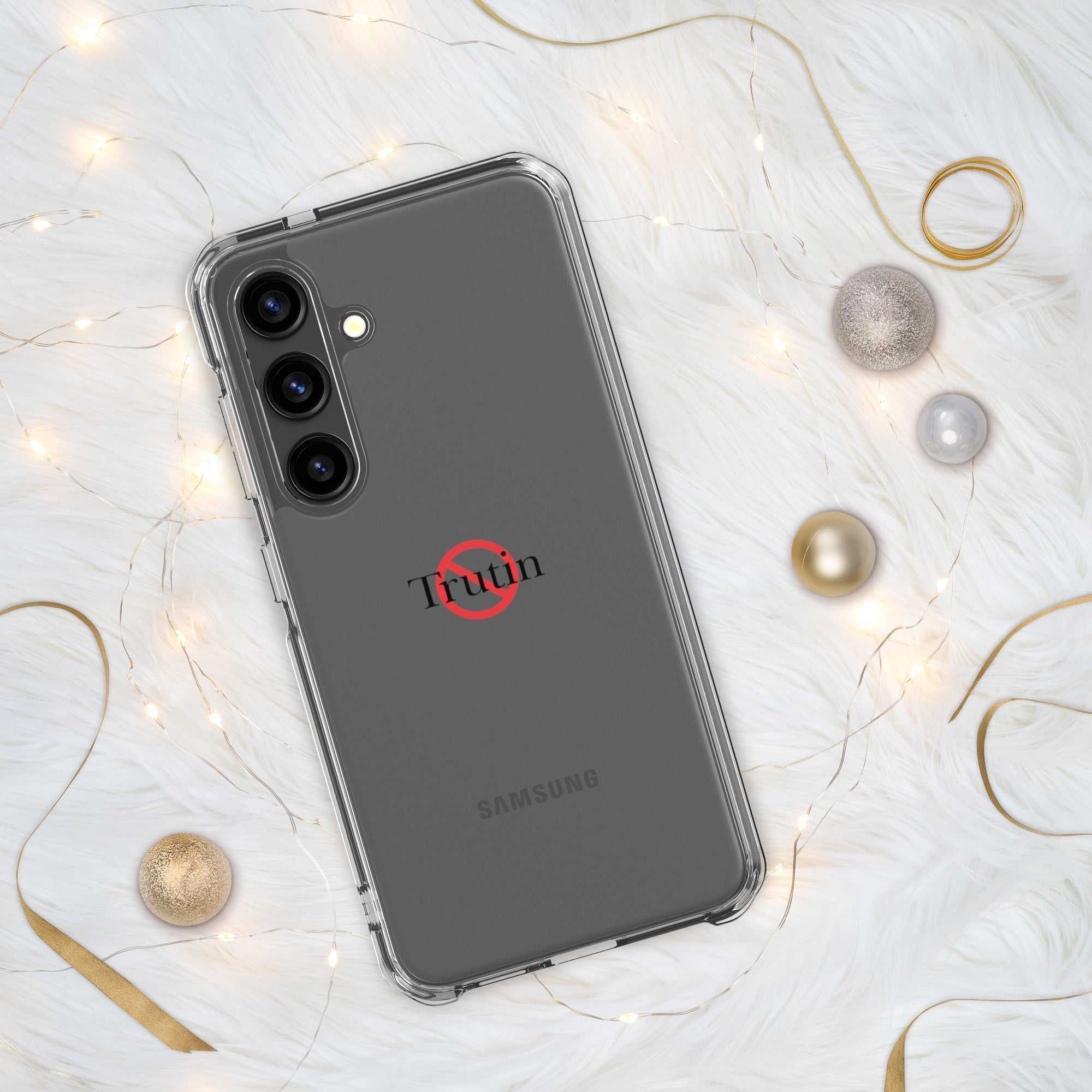 Clear Case for Samsung“ Trutin & Trusk phone case (multiple colors available) from Detour.Store”