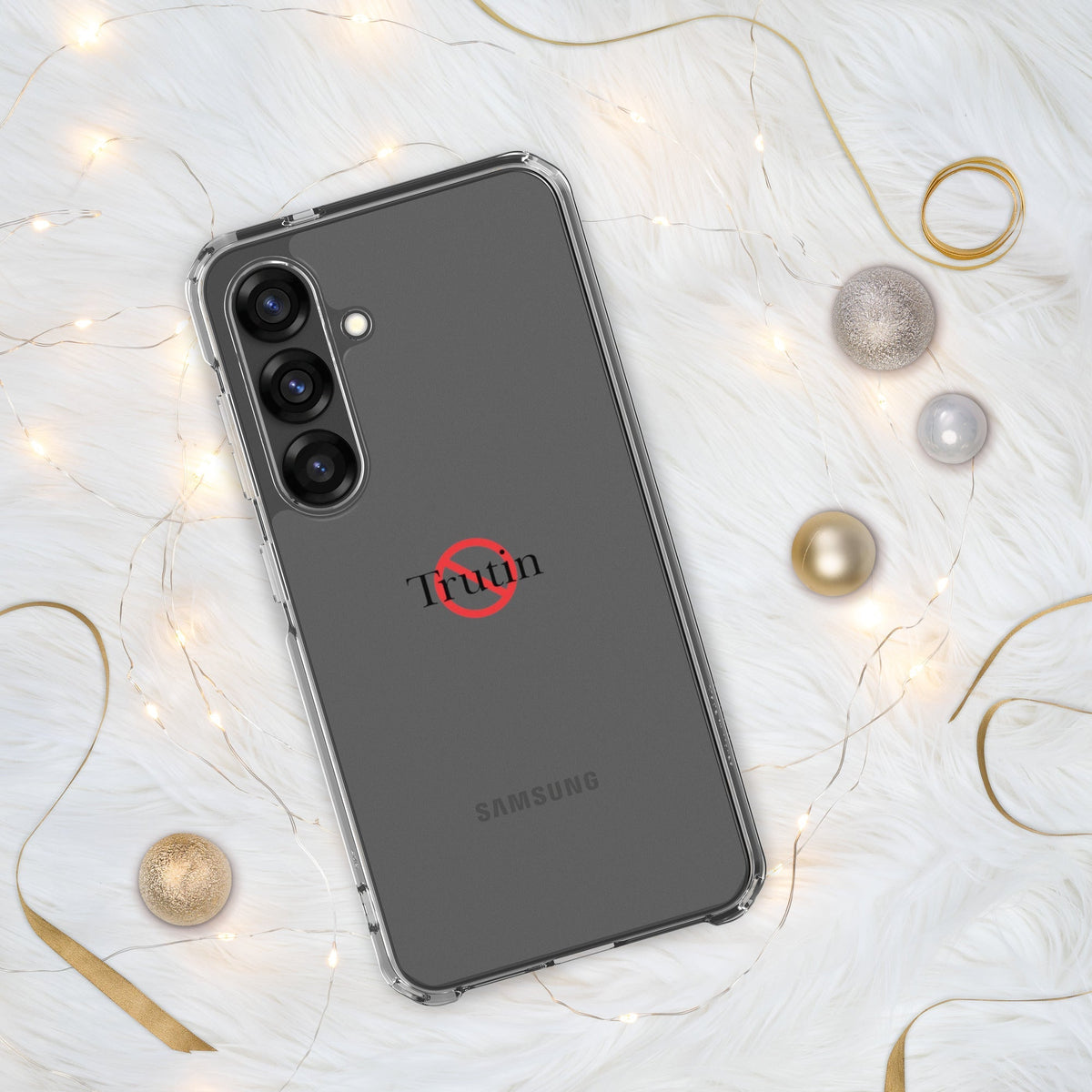 Clear Case for Samsung“ Trutin & Trusk phone case (multiple colors available) from Detour.Store”