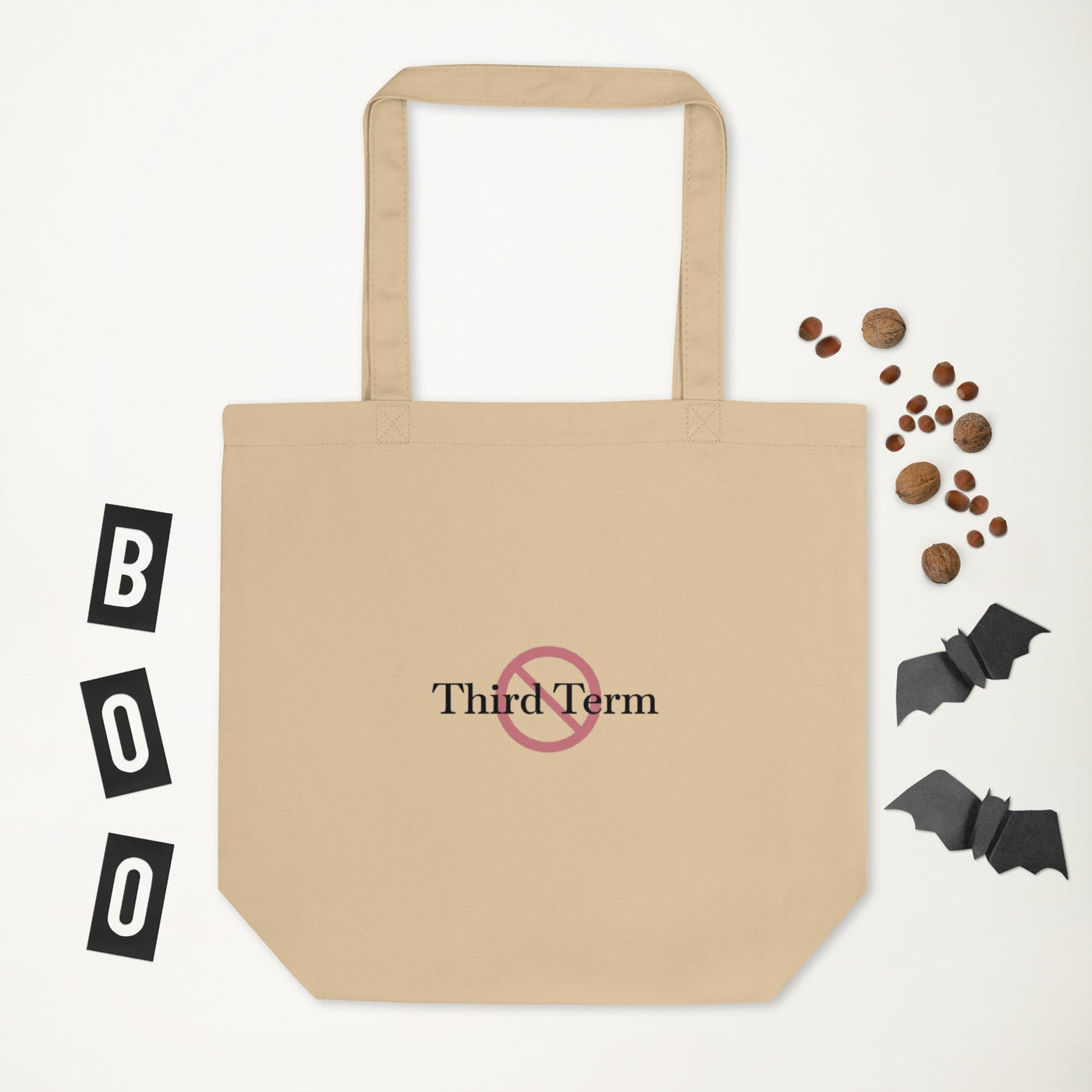 Third Term eco tote bag with printed logo – durable reusable canvas – DETOUR.STORE