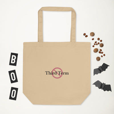 Third Term eco tote bag with printed logo – durable reusable canvas – DETOUR.STORE