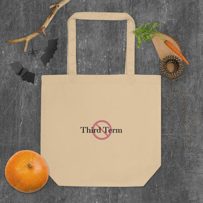 Third Term eco tote bag with printed logo – durable reusable canvas – DETOUR.STORE