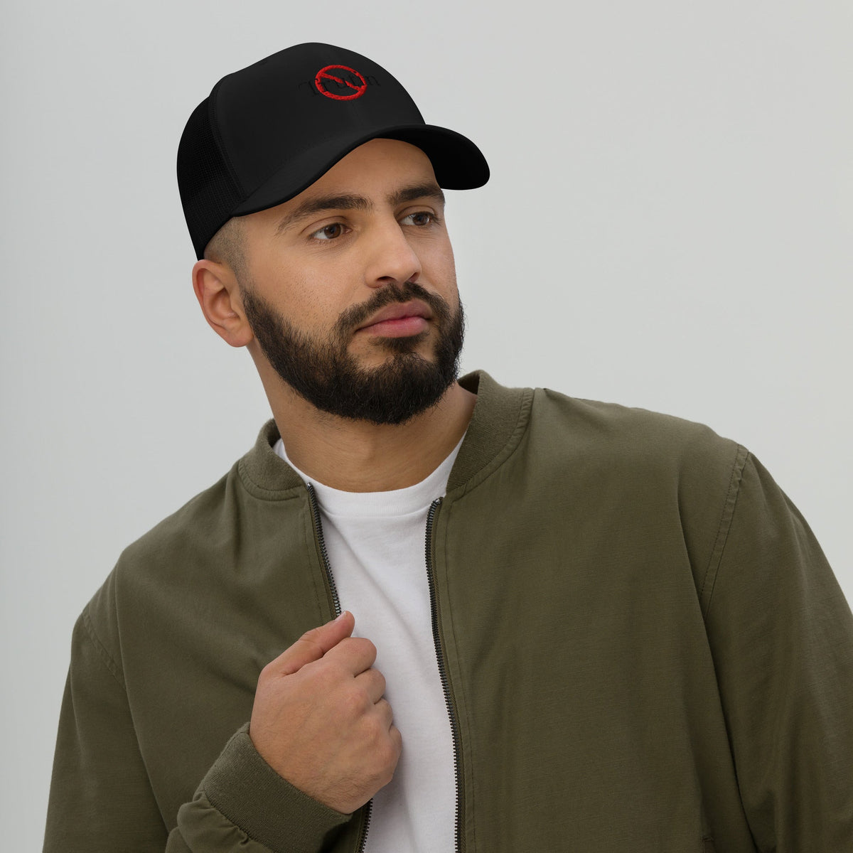 Trutin trucker cap with embroidered logo – multiple colors – DETOUR.STORE