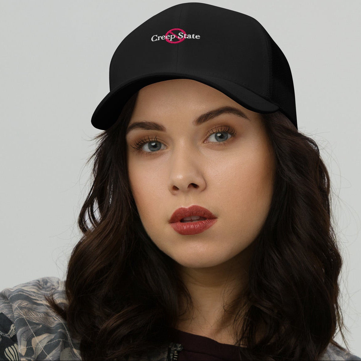 Creep State trucker cap with embroidered logo – multiple colors – DETOUR.STORE