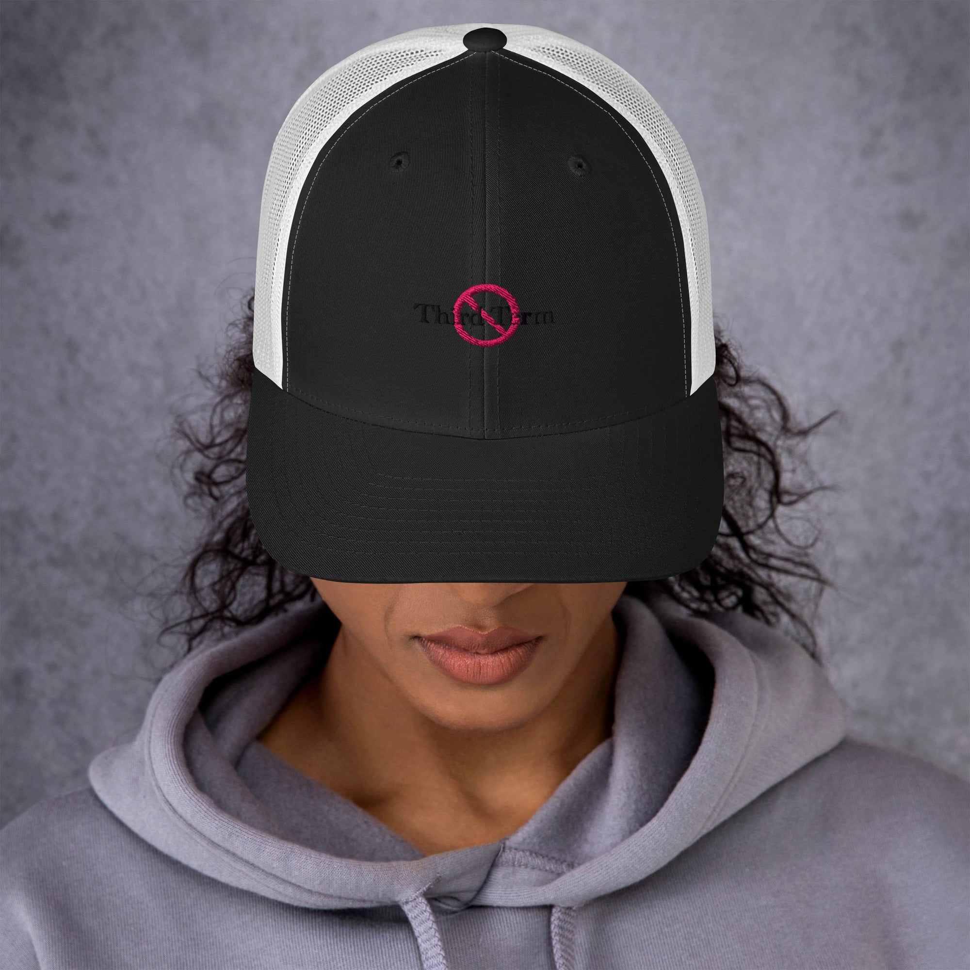 Third Term trucker cap with embroidered logo – multiple colors – DETOUR.STORE
