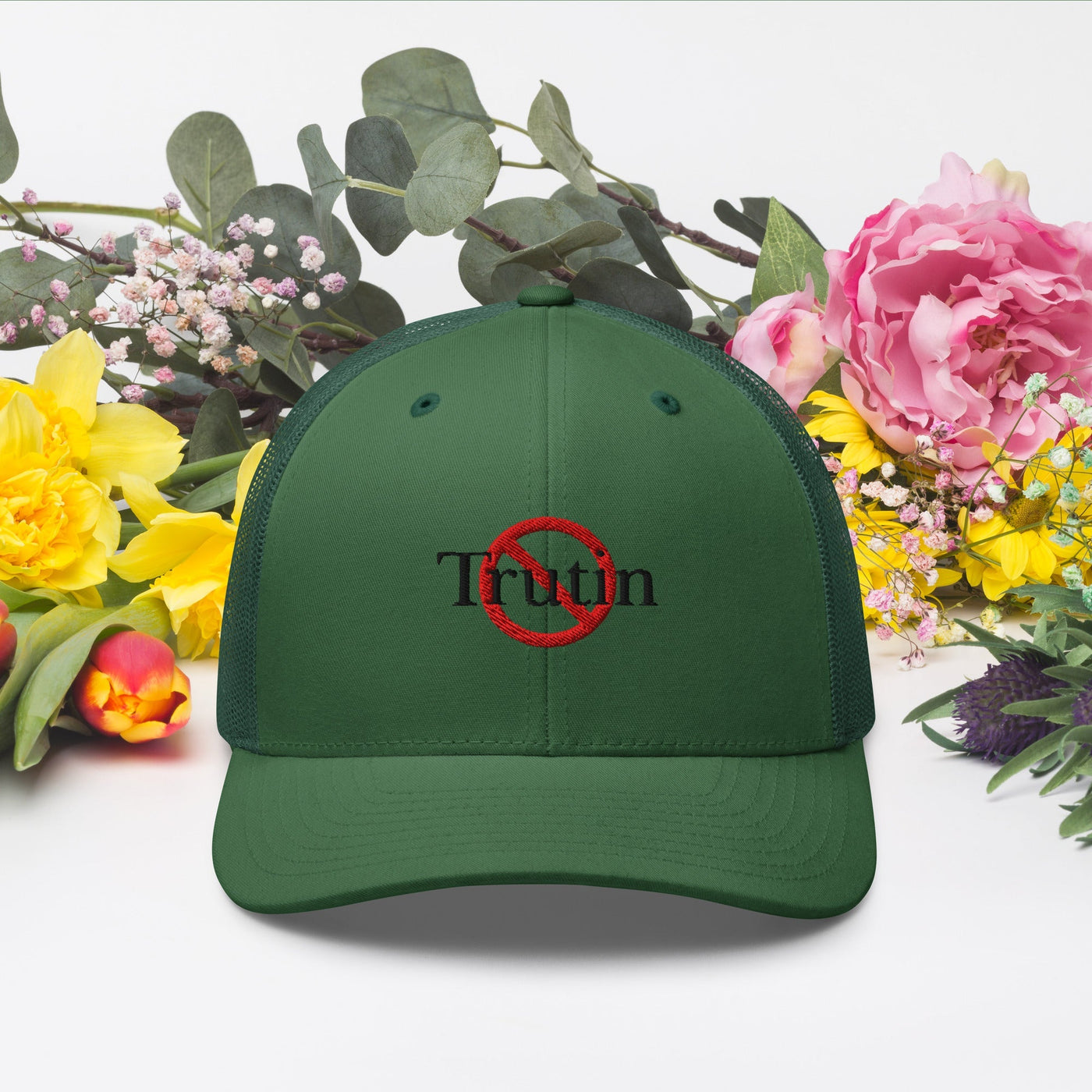 Trutin trucker cap with embroidered logo – multiple colors – DETOUR.STORE