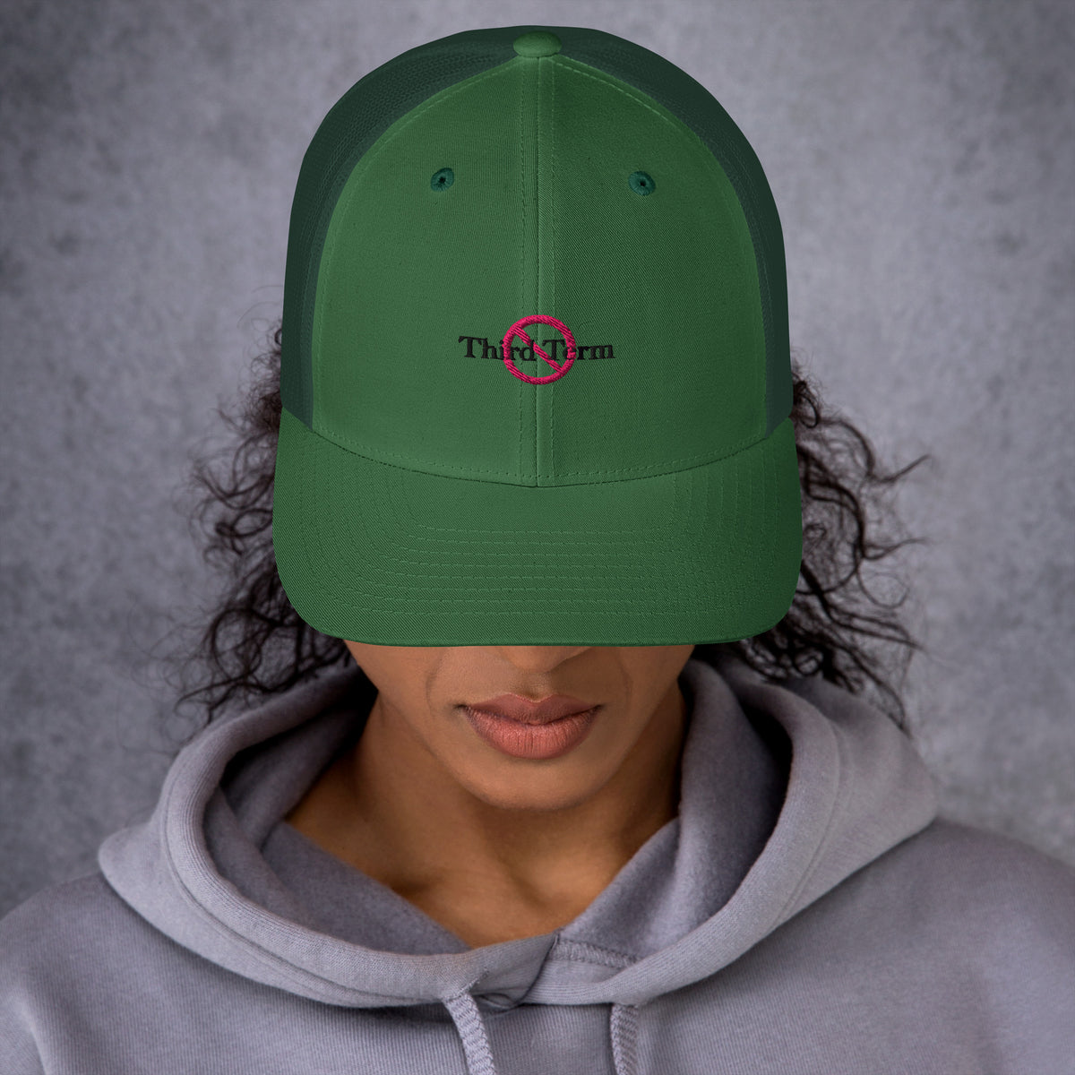 Third Term trucker cap with embroidered logo – multiple colors – DETOUR.STORE