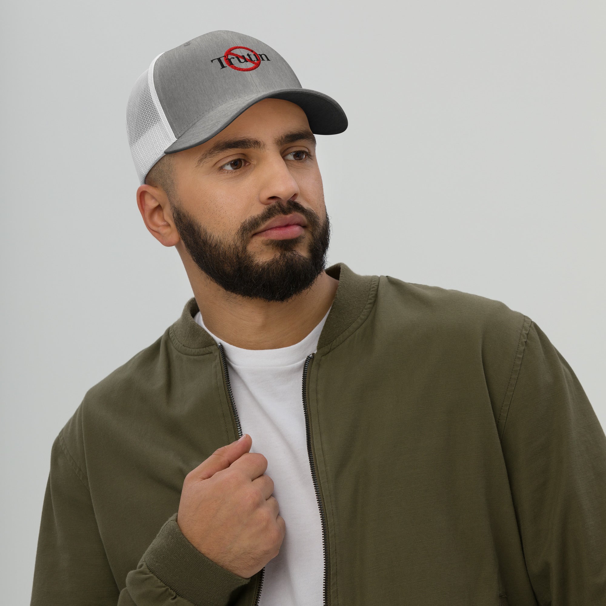 Trutin trucker cap with embroidered logo – multiple colors – DETOUR.STORE