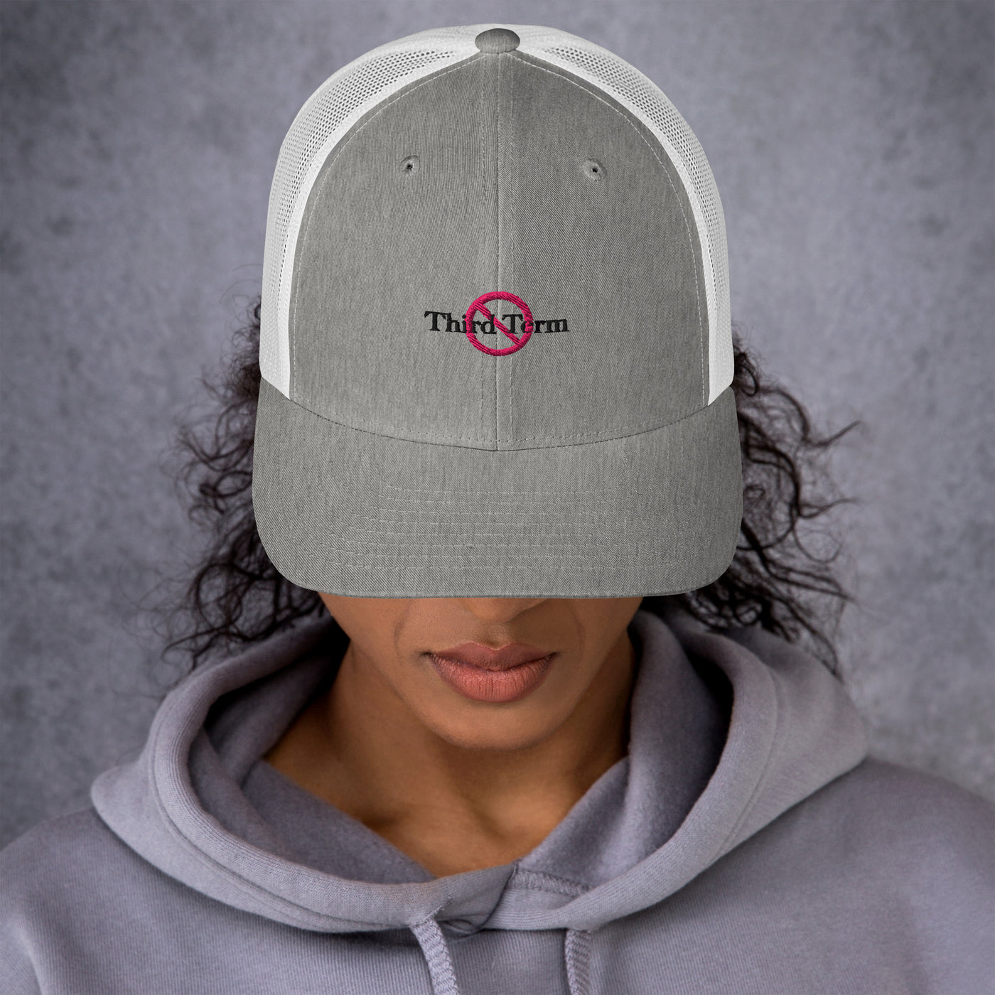 Third Term trucker cap with embroidered logo – multiple colors – DETOUR.STORE