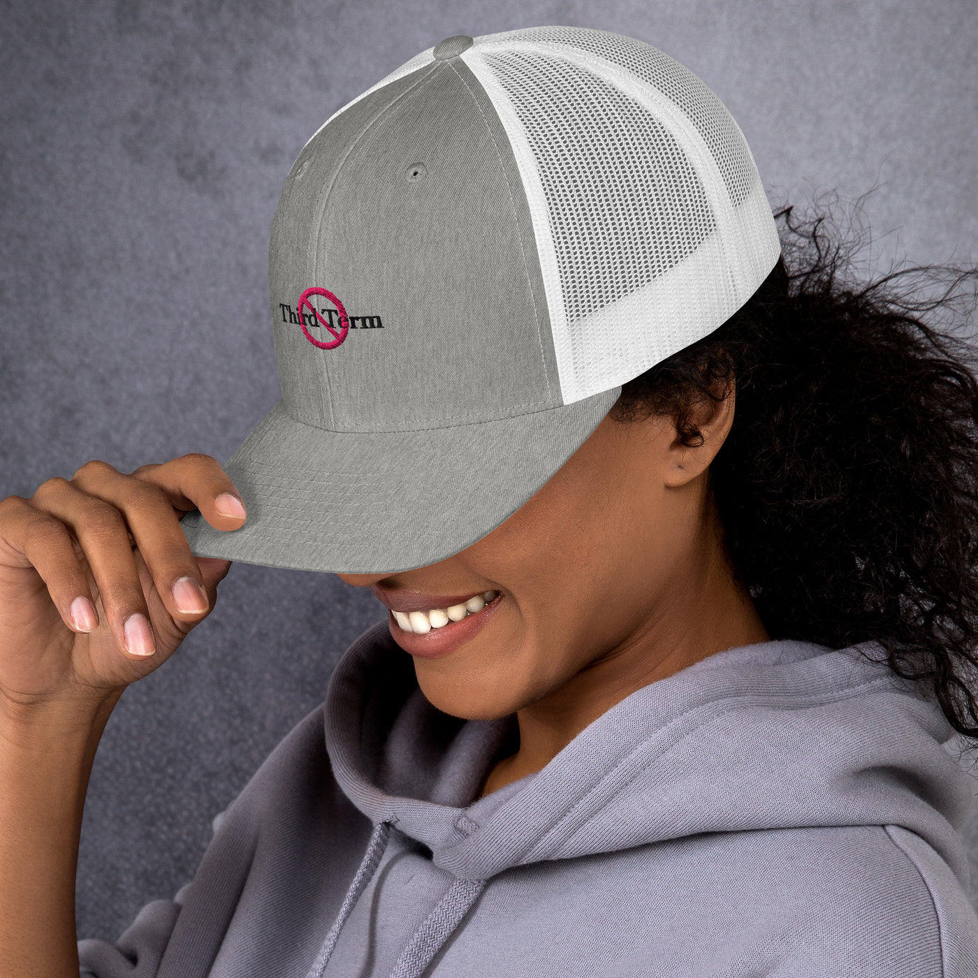 Third Term trucker cap with embroidered logo – multiple colors – DETOUR.STORE