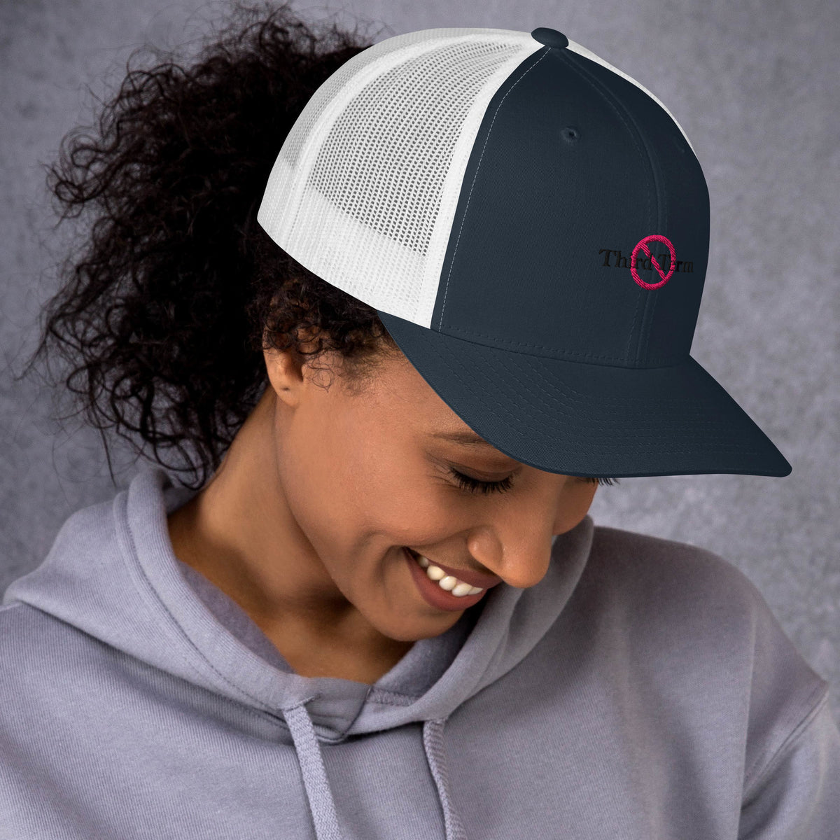 Third Term trucker cap with embroidered logo – multiple colors – DETOUR.STORE