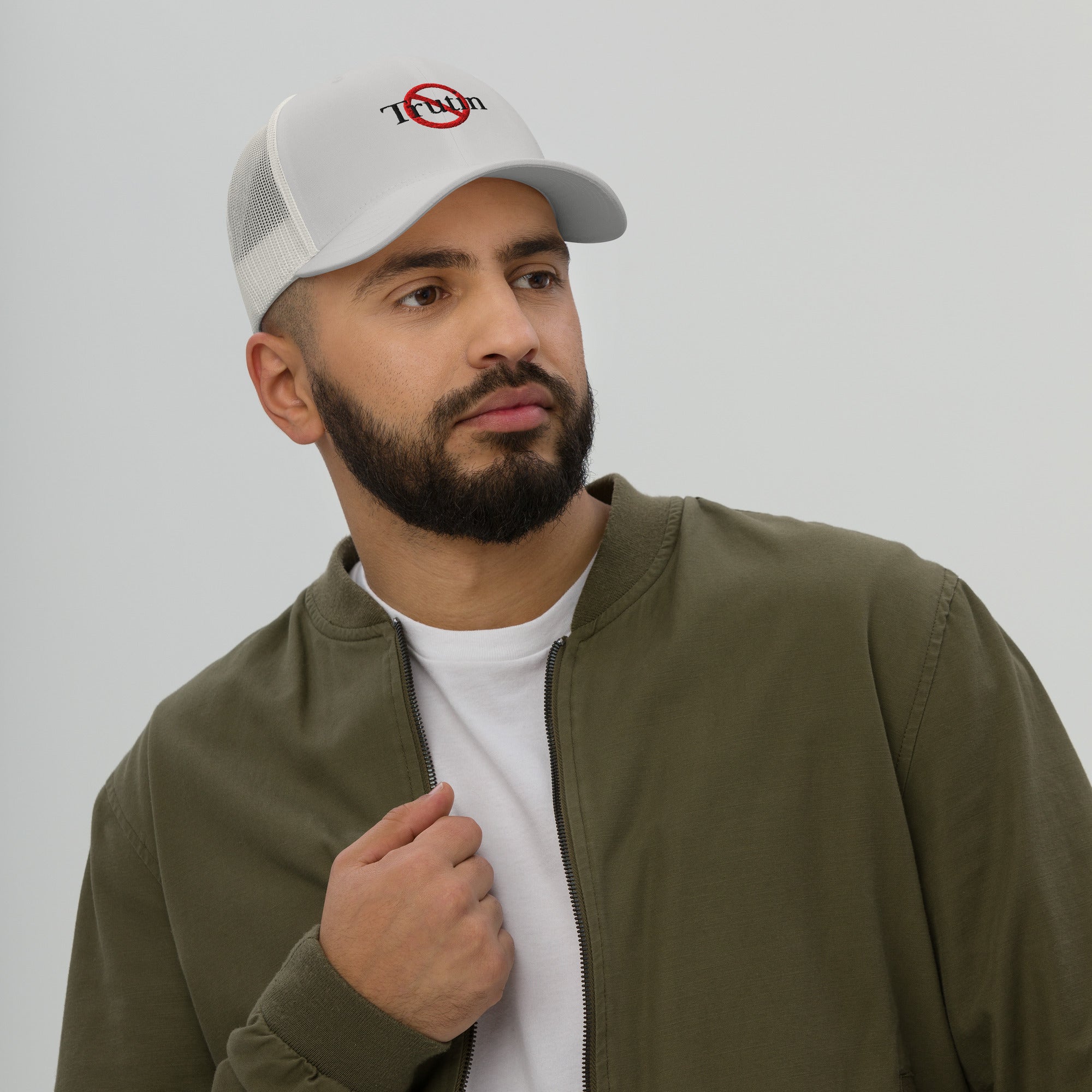 Trutin trucker cap with embroidered logo – multiple colors – DETOUR.STORE