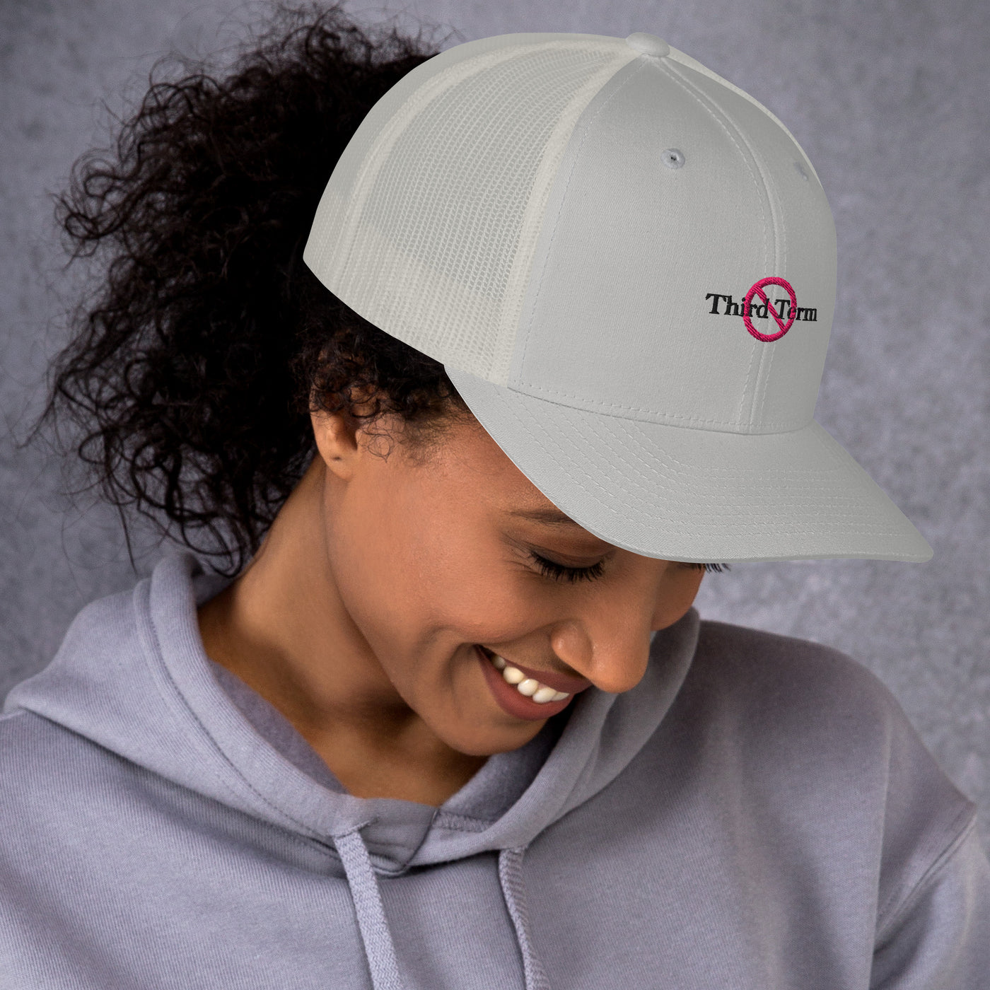 Third Term trucker cap with embroidered logo – multiple colors – DETOUR.STORE