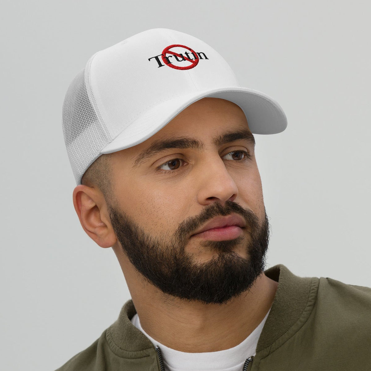Trutin trucker cap with embroidered logo – multiple colors – DETOUR.STORE