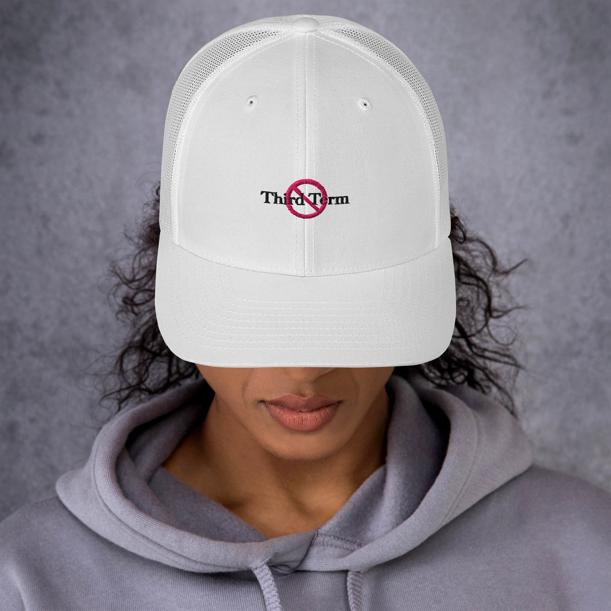 Third Term trucker cap with embroidered logo – multiple colors – DETOUR.STORE