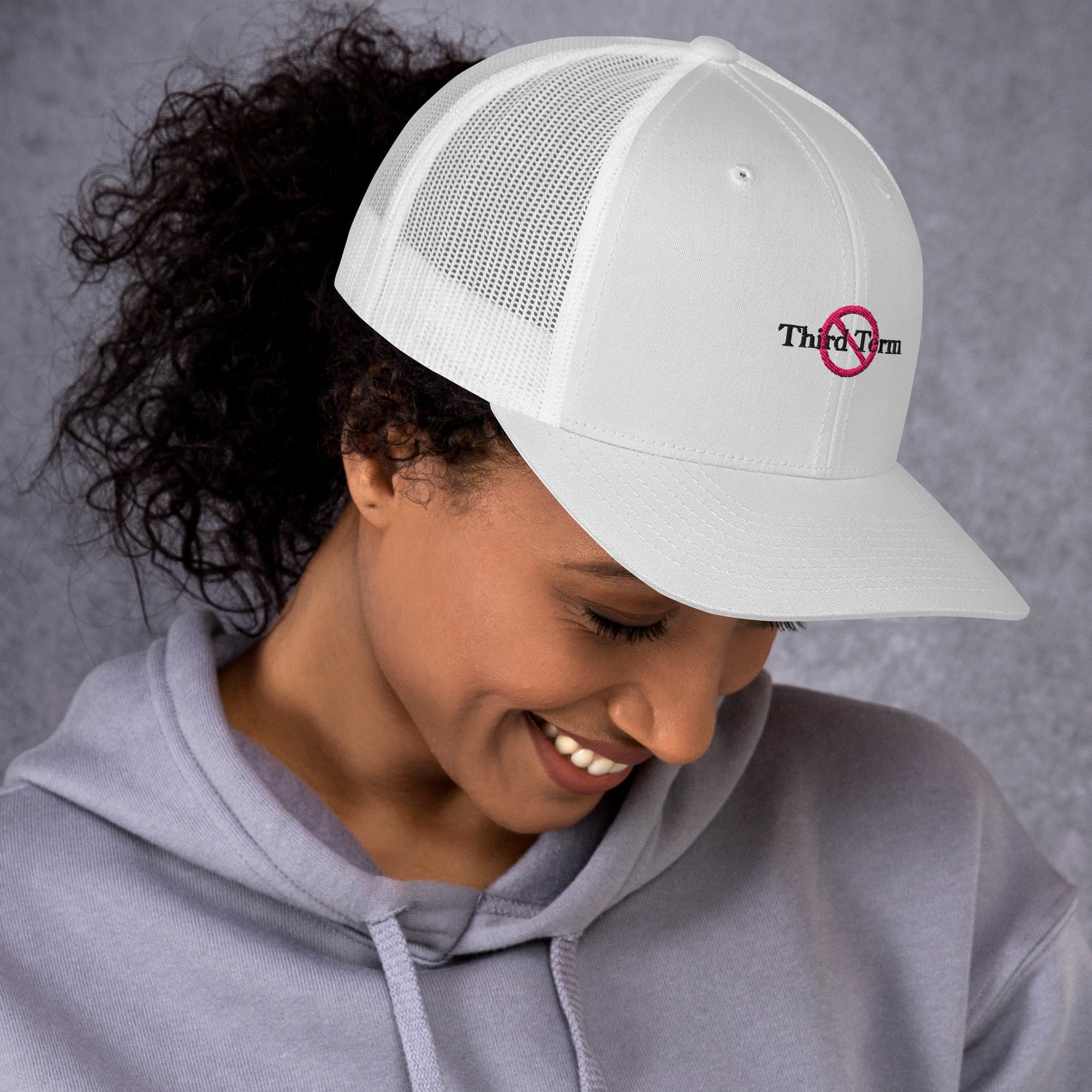 Third Term trucker cap with embroidered logo – multiple colors – DETOUR.STORE