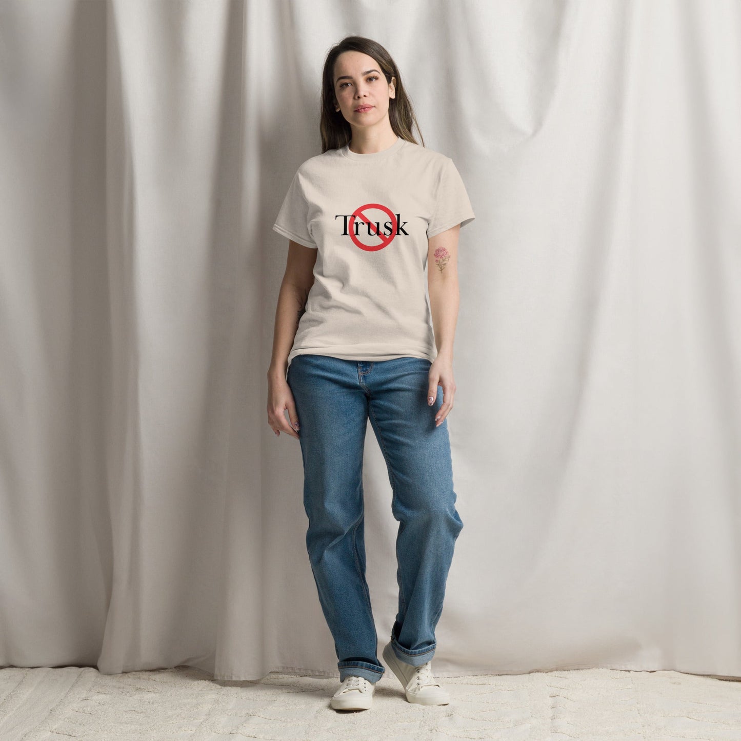 Trusk x Trutin Classic Tee Anti-Billionaire Parody Shirt Classic Fit