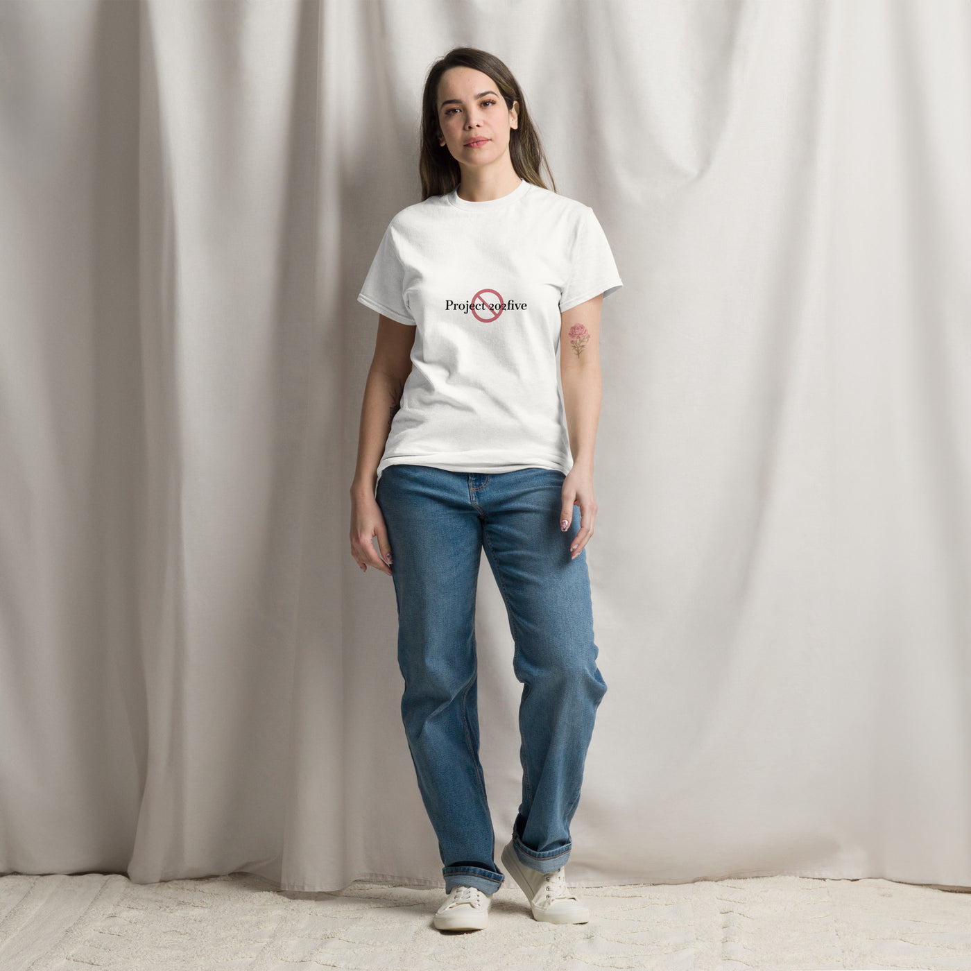Project 202five unisex classic tee with printed logo – multiple colors – DETOUR.STORE