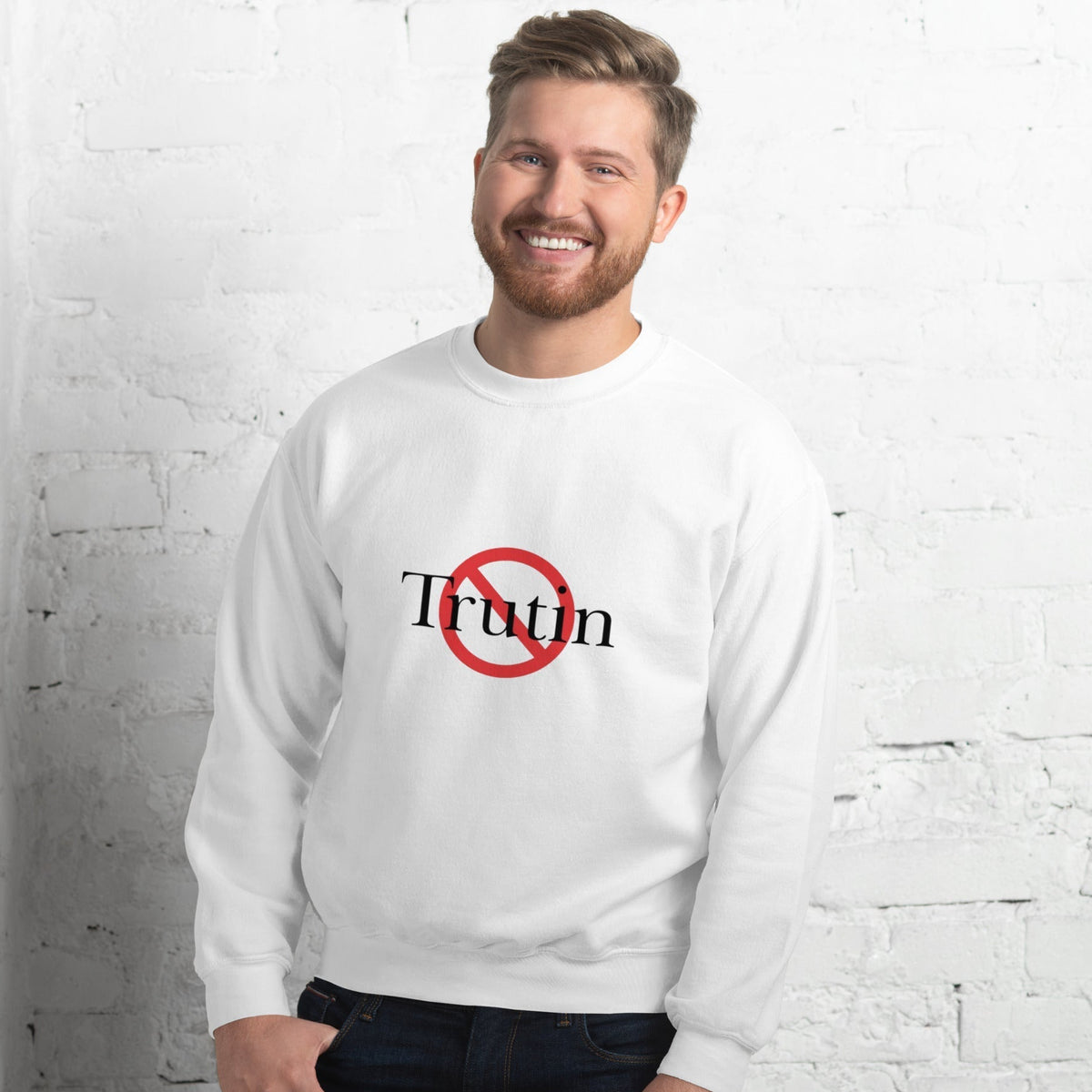 Trutin unisex sweatshirt with printed logo – multiple colors – DETOUR.STORE