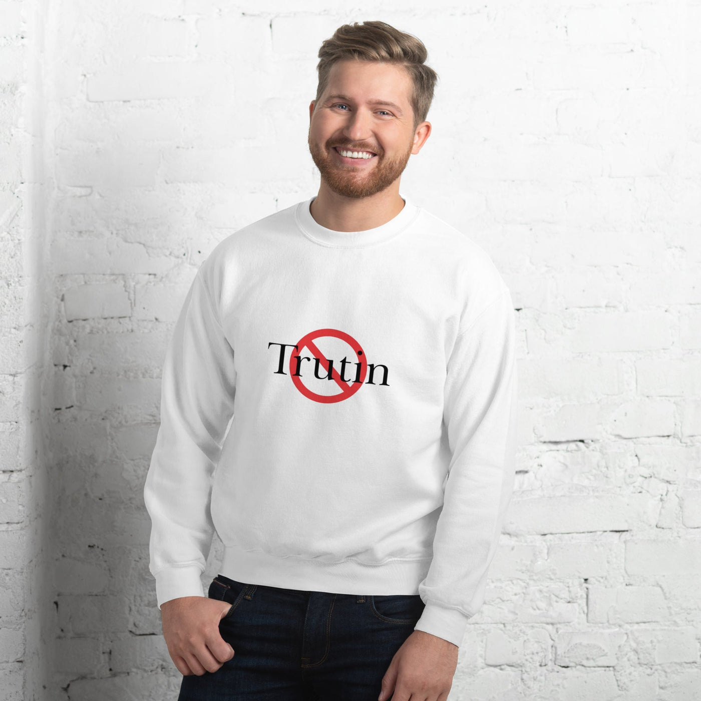 Trutin unisex sweatshirt with printed logo – multiple colors – DETOUR.STORE