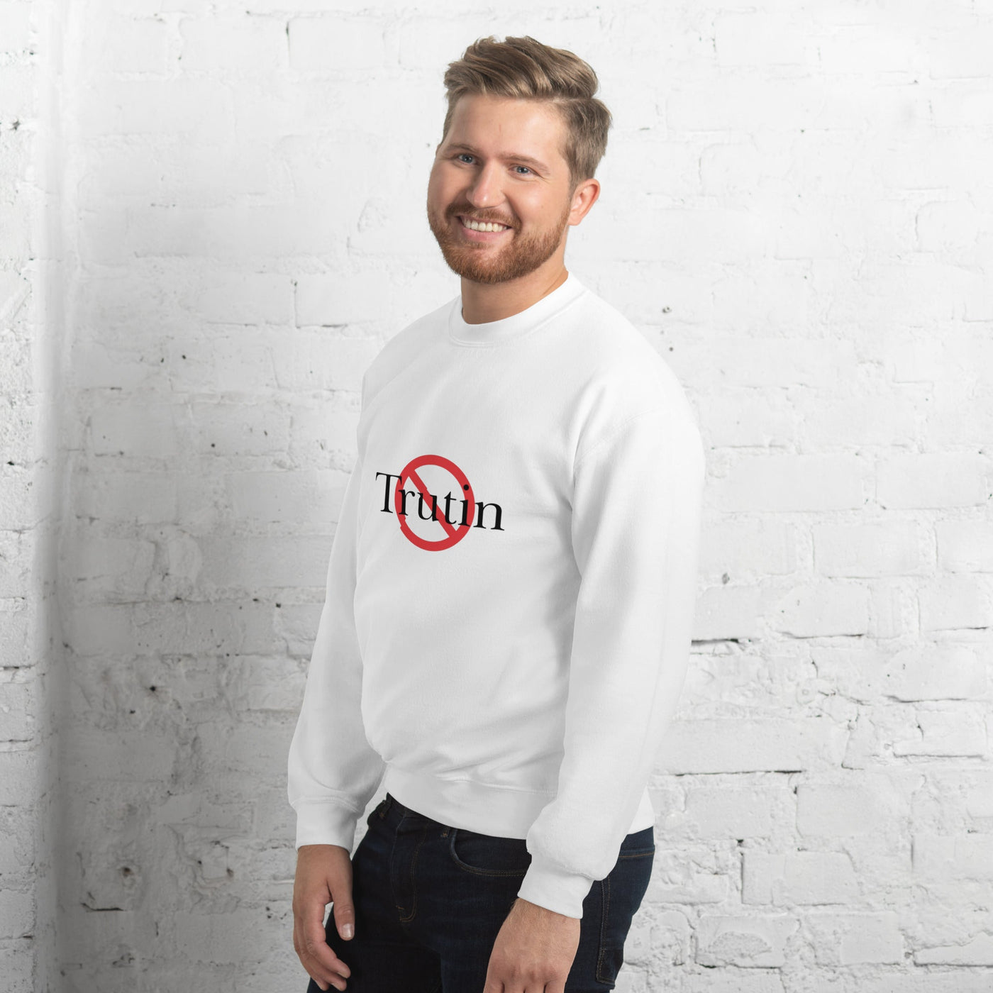 Trutin unisex sweatshirt with printed logo – multiple colors – DETOUR.STORE