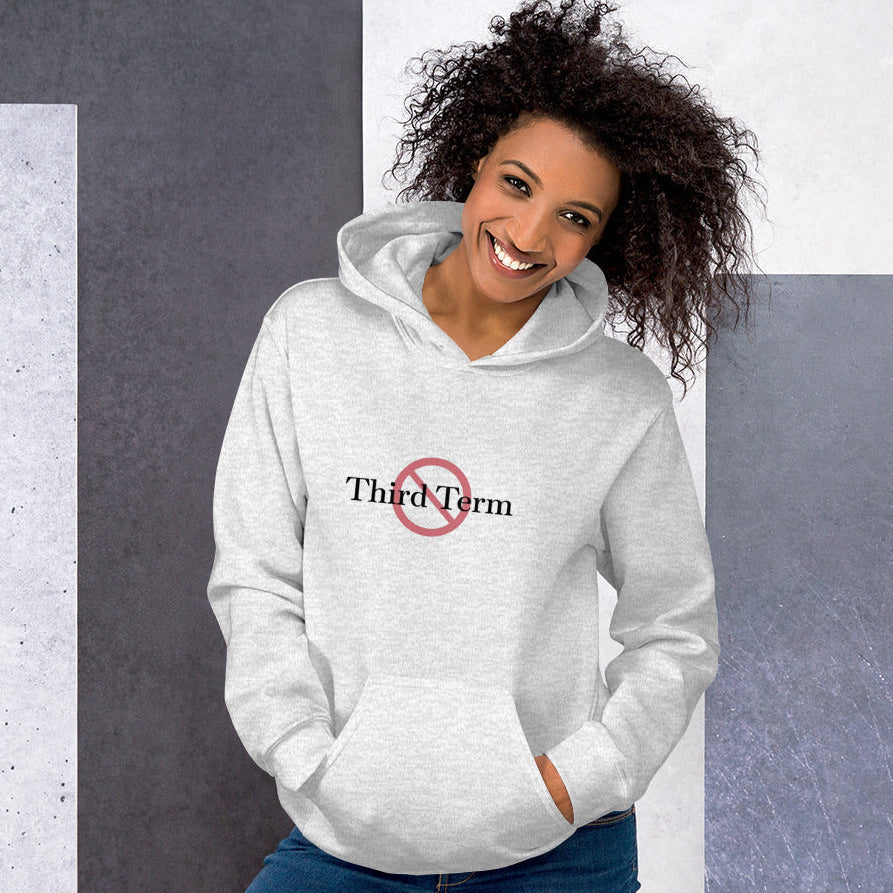 Third Term unisex hoodie with printed logo – multiple colors – DETOUR.STORE