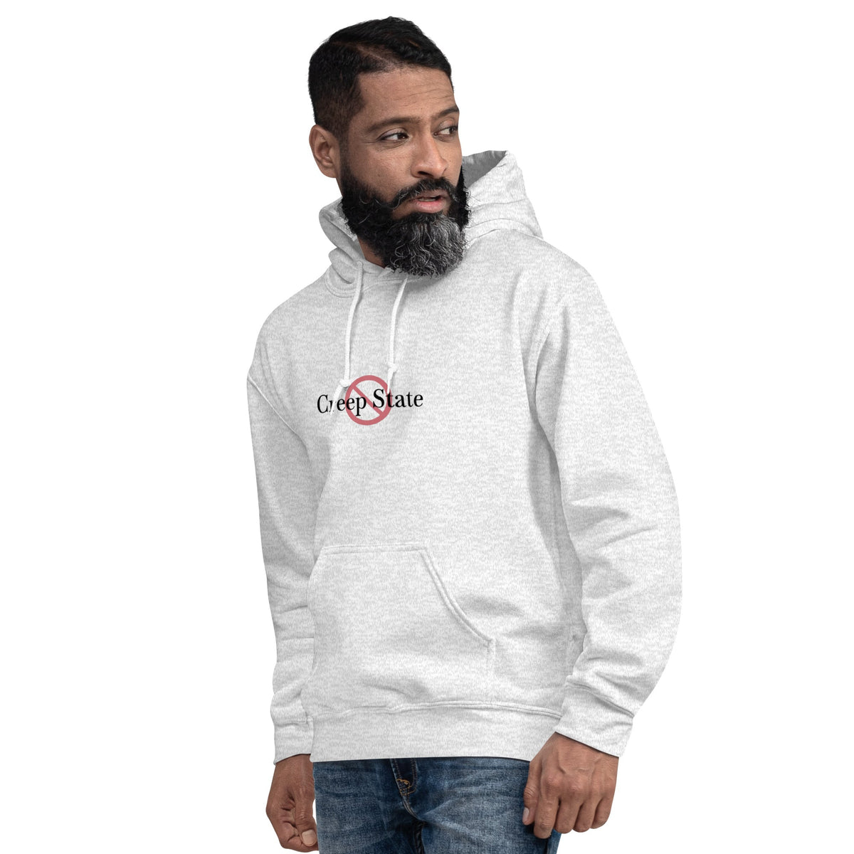 Creep State unisex hoodie with printed logo – multiple colors – DETOUR.STORE
