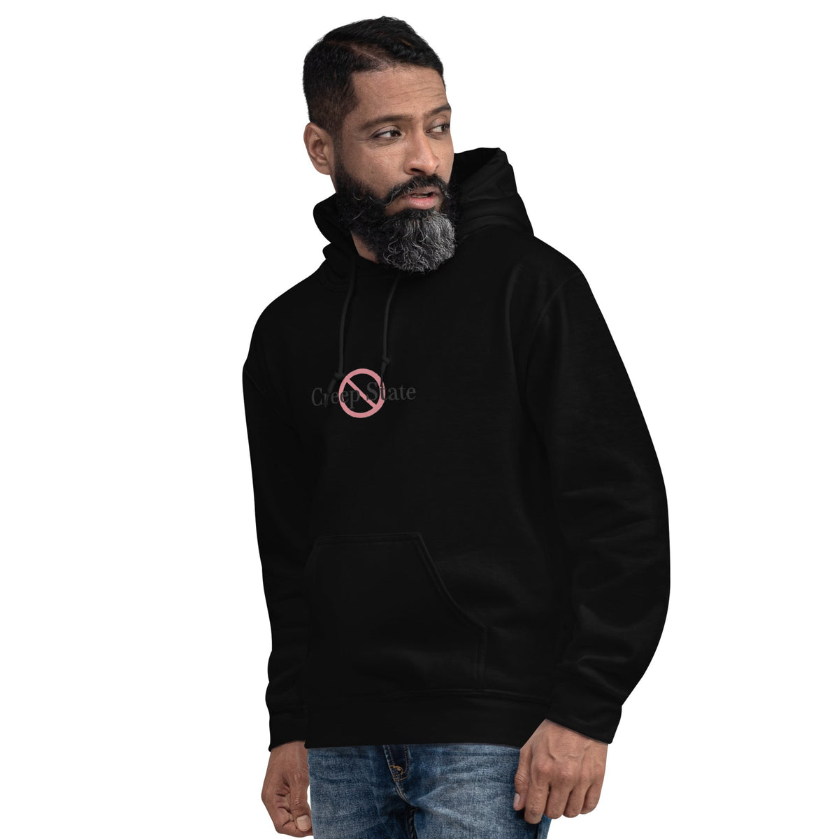 Creep State unisex hoodie with printed logo – multiple colors – DETOUR.STORE