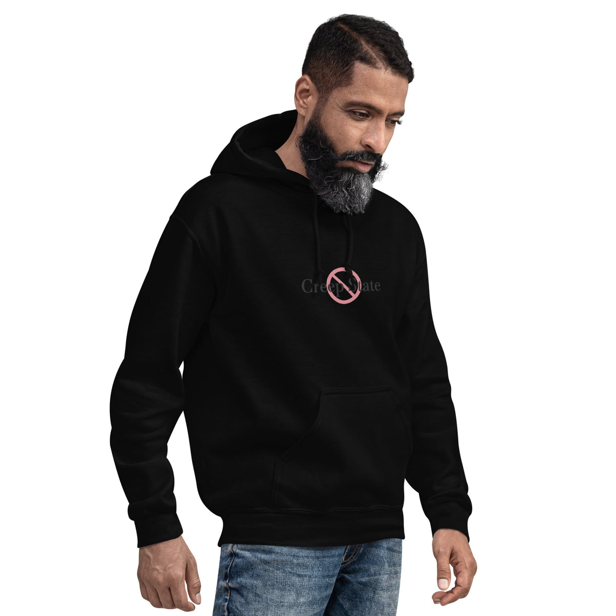Creep State unisex hoodie with printed logo – multiple colors – DETOUR.STORE