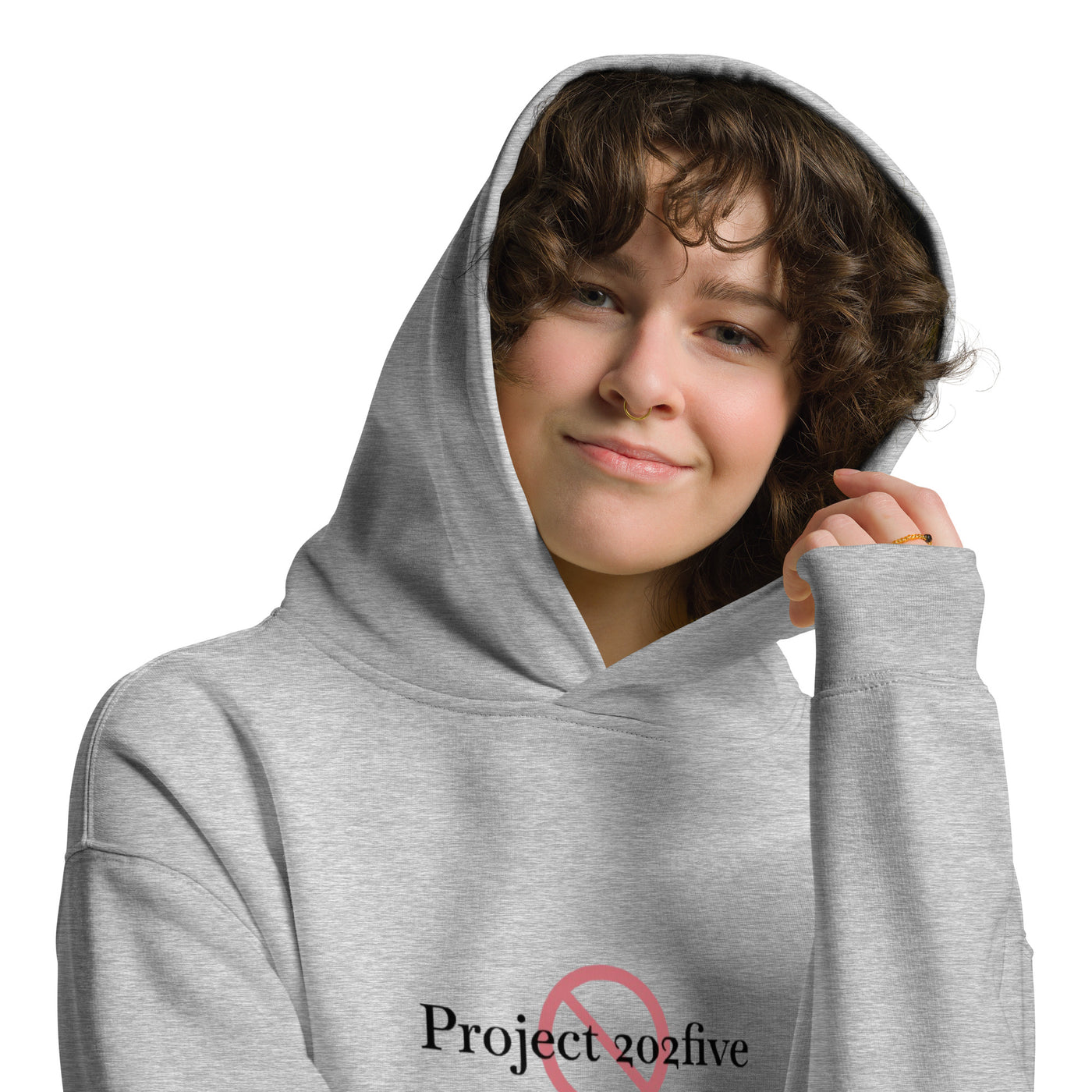 Project 2025 unisex oversized hoodie with printed logo – multiple colors – DETOUR.STORE