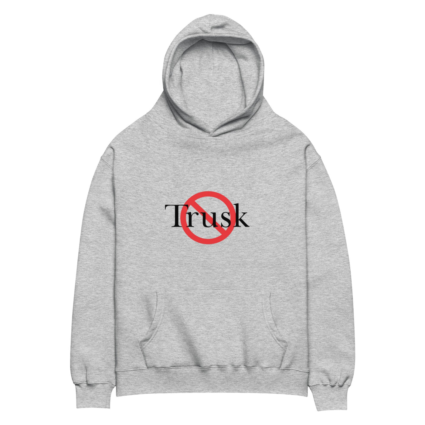 Trusk unisex oversized hoodie with printed logo – multiple colors – DETOUR.STORE