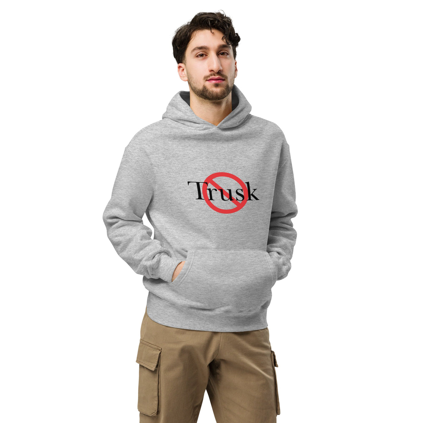 Trusk unisex oversized hoodie with printed logo – multiple colors – DETOUR.STORE