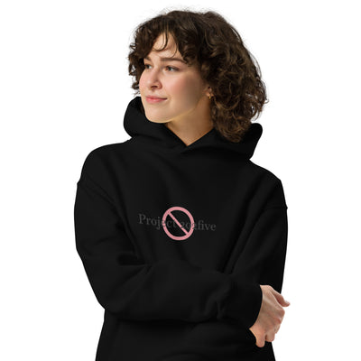 Project 2025 unisex oversized hoodie with printed logo – multiple colors – DETOUR.STORE