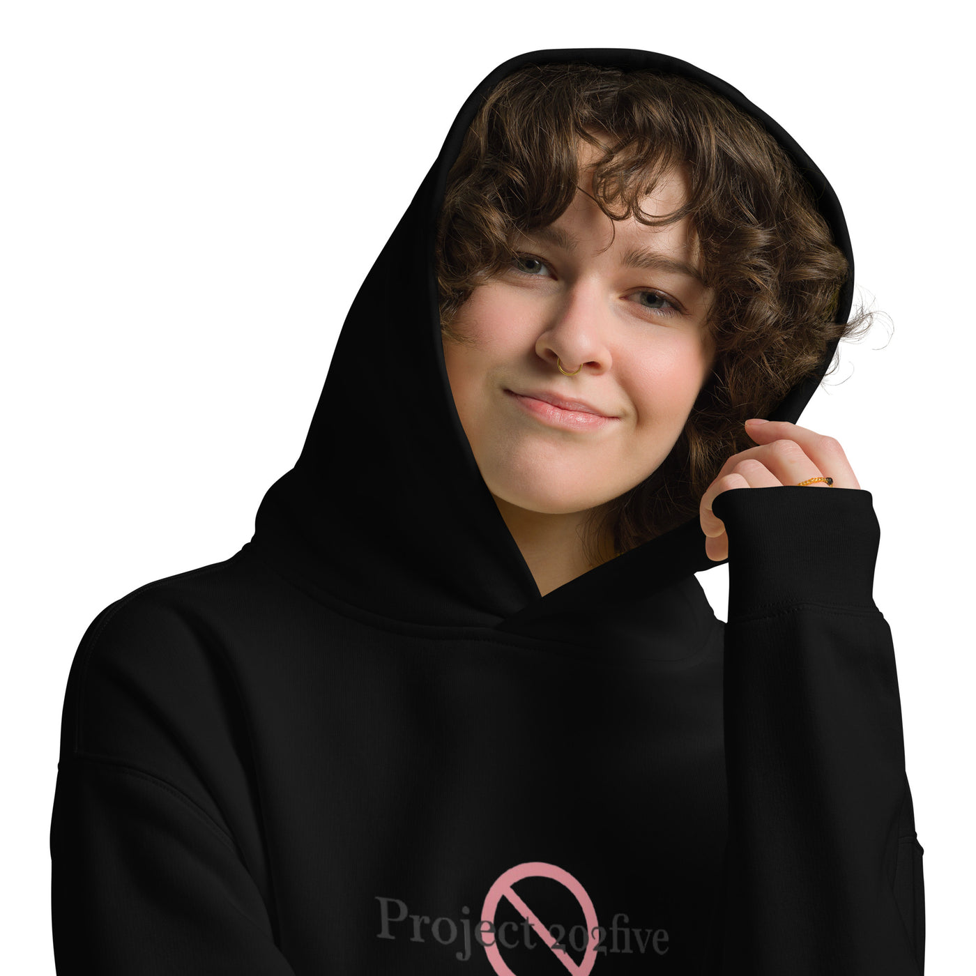Project 2025 unisex oversized hoodie with printed logo – multiple colors – DETOUR.STORE