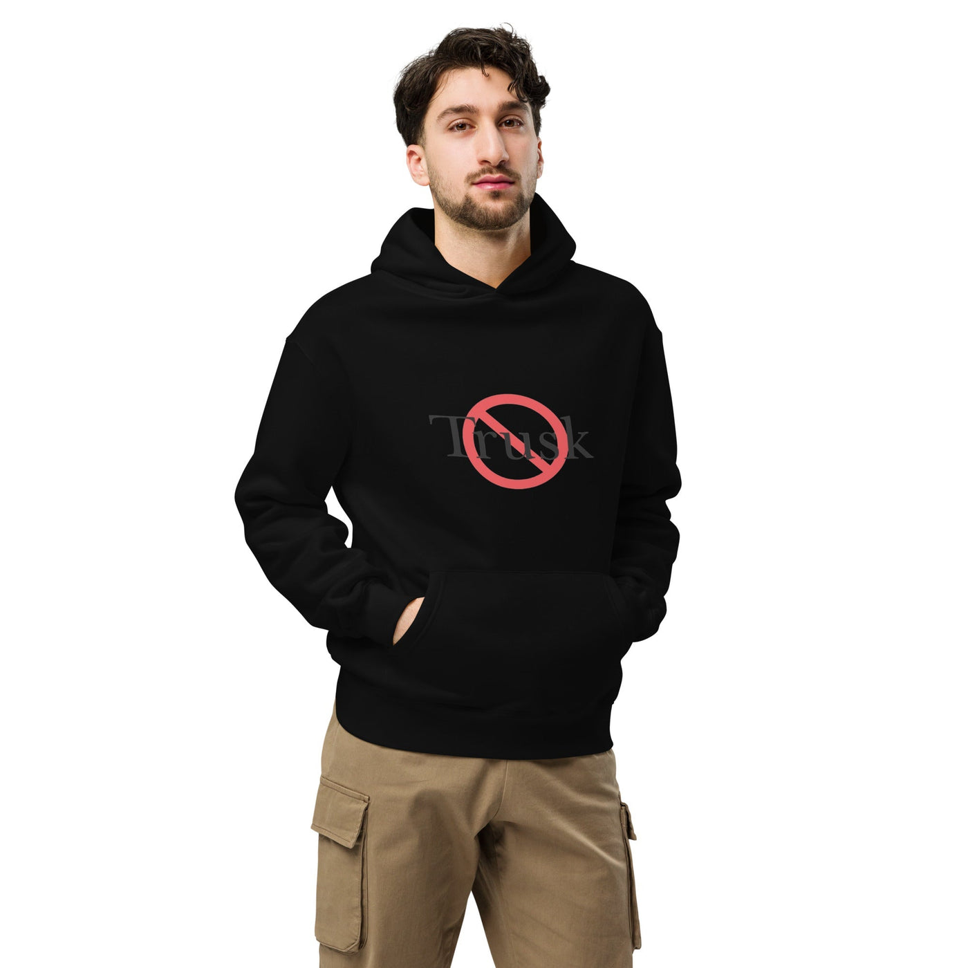 Trusk unisex oversized hoodie with printed logo – multiple colors – DETOUR.STORE