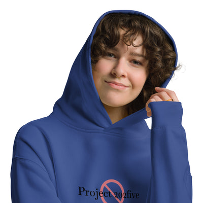 Project 2025 unisex oversized hoodie with printed logo – multiple colors – DETOUR.STORE