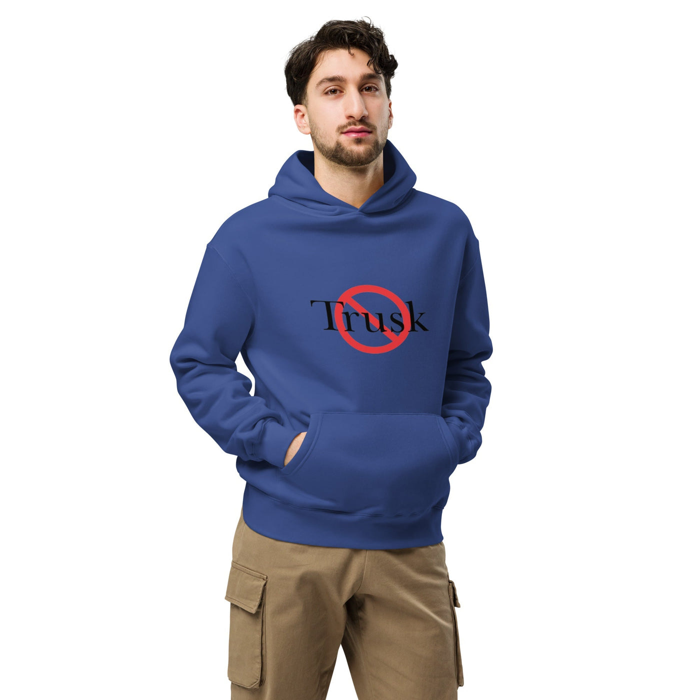 Trusk unisex oversized hoodie with printed logo – multiple colors – DETOUR.STORE