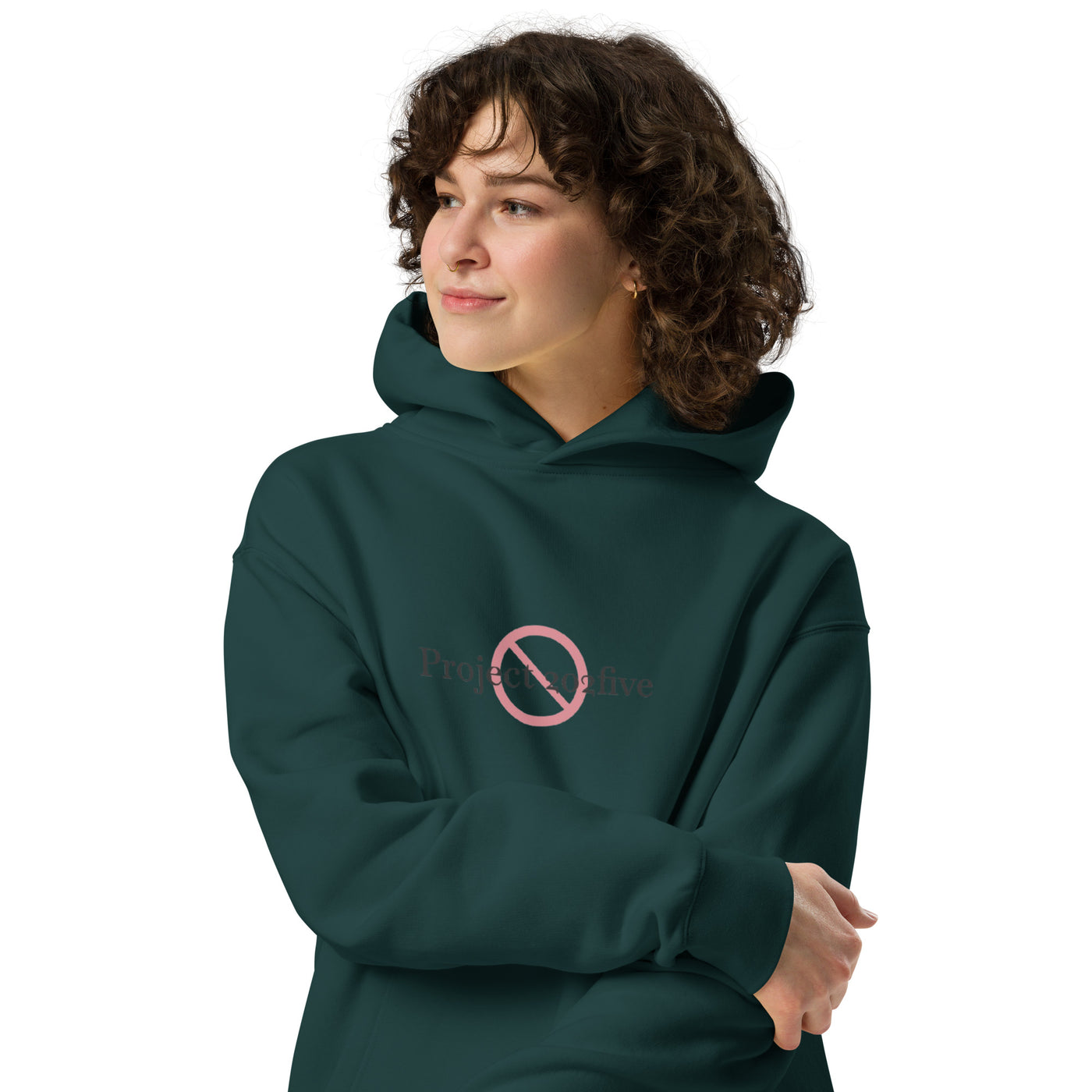 Project 2025 unisex oversized hoodie with printed logo – multiple colors – DETOUR.STORE
