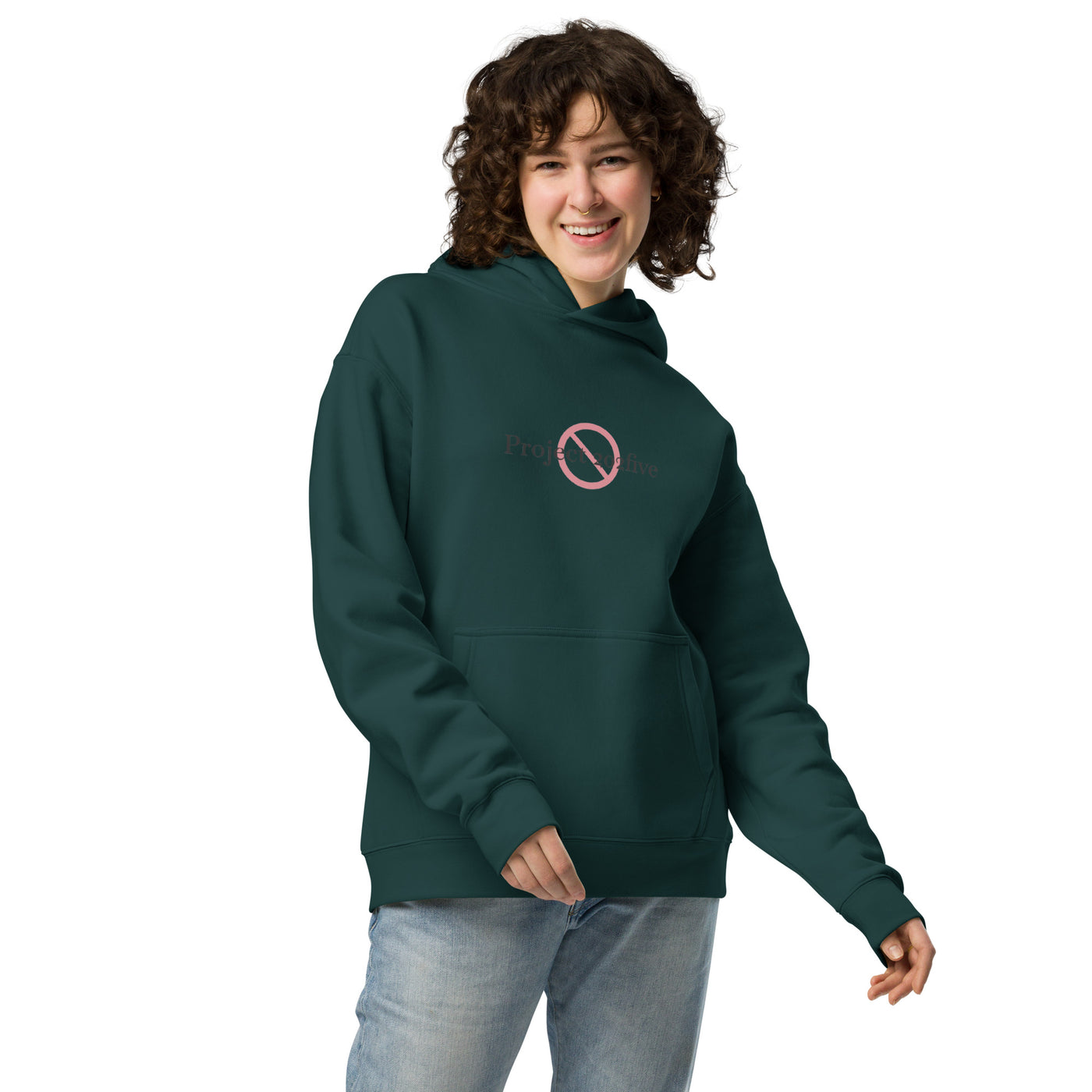 Project 2025 unisex oversized hoodie with printed logo – multiple colors – DETOUR.STORE