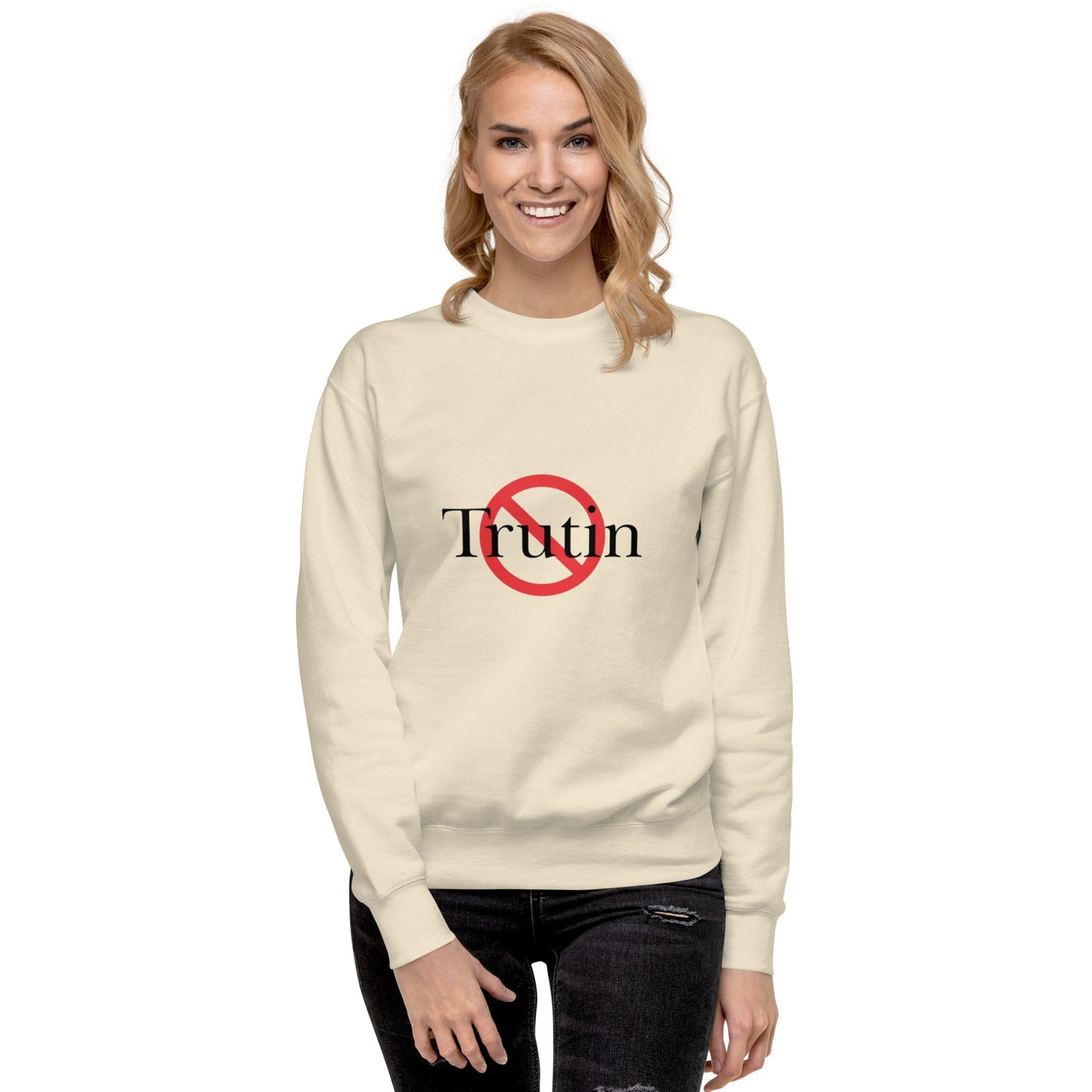 Trutin unisex premium sweatshirt with printed logo – multiple colors – DETOUR.STORE
